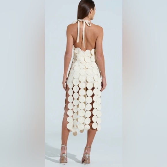 IBIZA DREAMIN knit Midi Dress. Tulum,Cabo, Beach Wedding - Picture 5 of 6